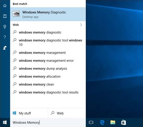 mdsched|windows 10 memory diagnostic tool.